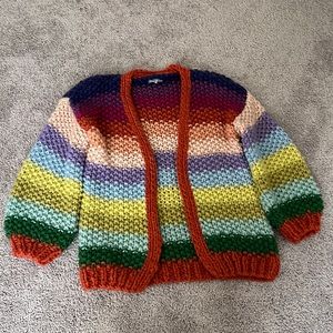 FRNCH Paris color-striped cardigan